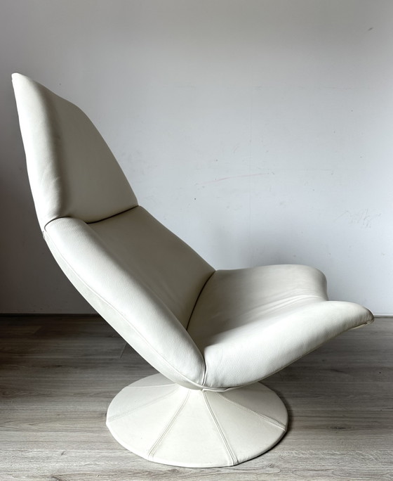 Sillón lounge de diseño Artifort F510 – Sillones, Leather, Modern (photo 4 of 8)
