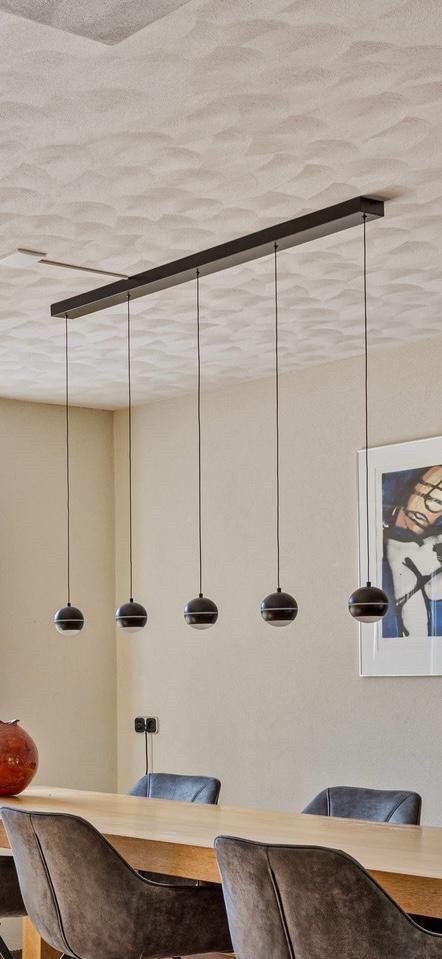 Modern and design pendant lamp Bilia 5-light black