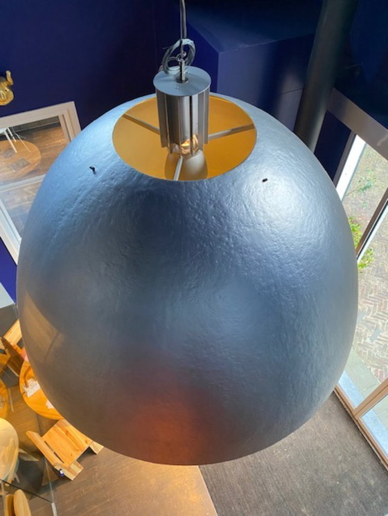 Image 1 of Ingo Maurer XXL Kuppel-Pendelleuchte 1999 Design Ingo Maurer