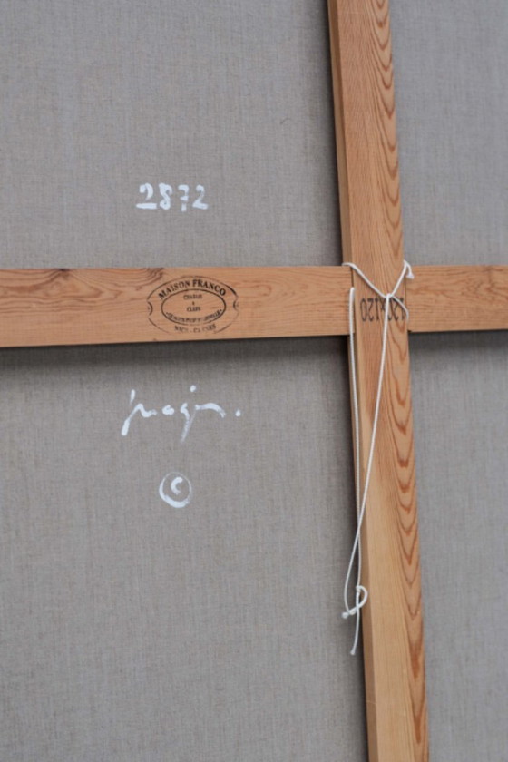 Image 1 of Dos pinturas al óleo originales de Pascal Magis 100 x 100