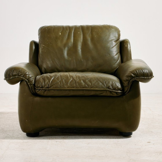 Image 1 of MK10258 Ledersofa-Set, 3-teilig