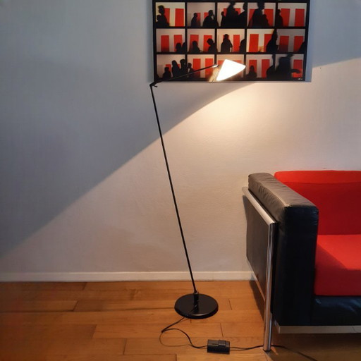 Lampada da terra a braccio singolo regolabile Pola Design Amstelveen, stile Memphis