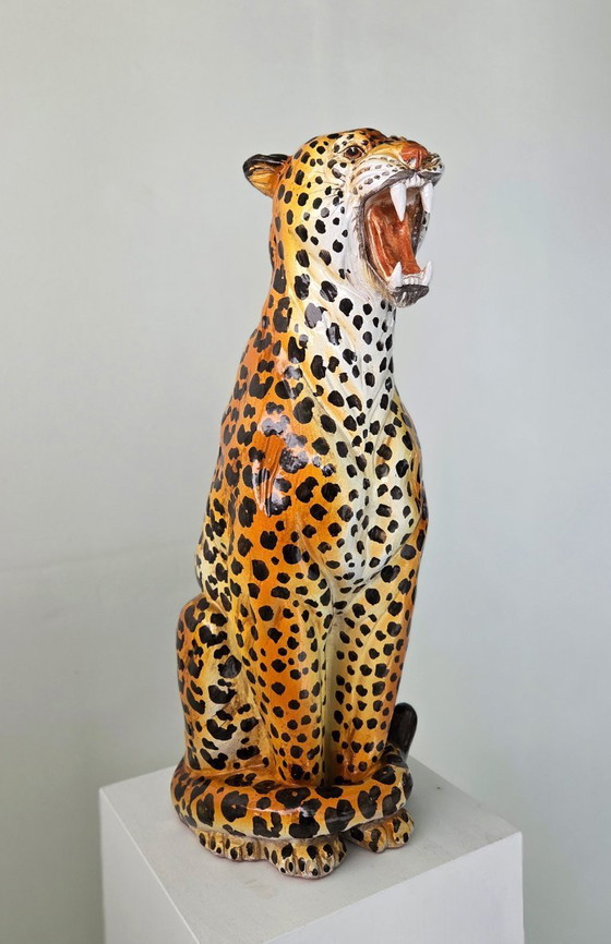 Image 1 of Vintage Keramieken Luipaard