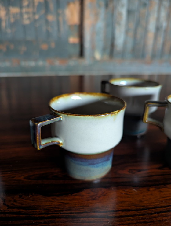 Image 1 of 5x cup/saucer Bing Grøndahl/ Jens Quistgaard Denmark