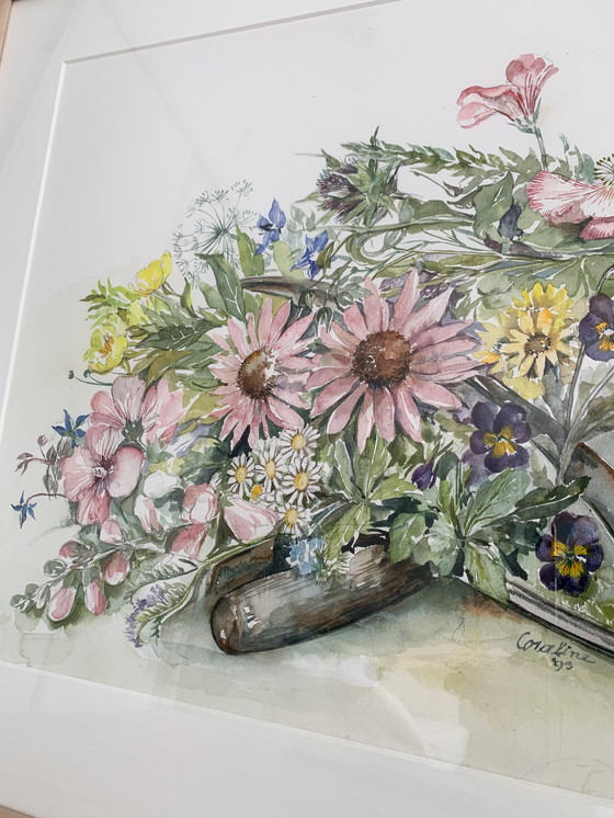 Image 1 of Acquerello dipinto di fiori selvatici Coraline Bäcker