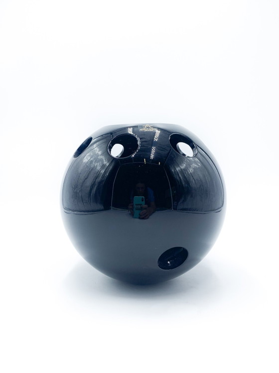 Schwarze Kristall-Mehrblumen-Vase von Mario Cioni – Vasen (photo 5 of 5)