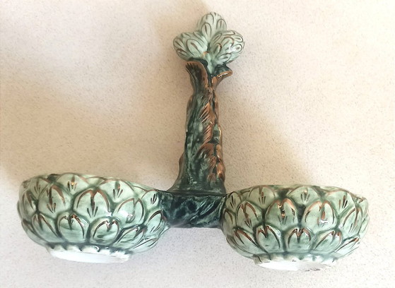 Image 1 of Set da portata per asparagi in metallo colato degli anni '60