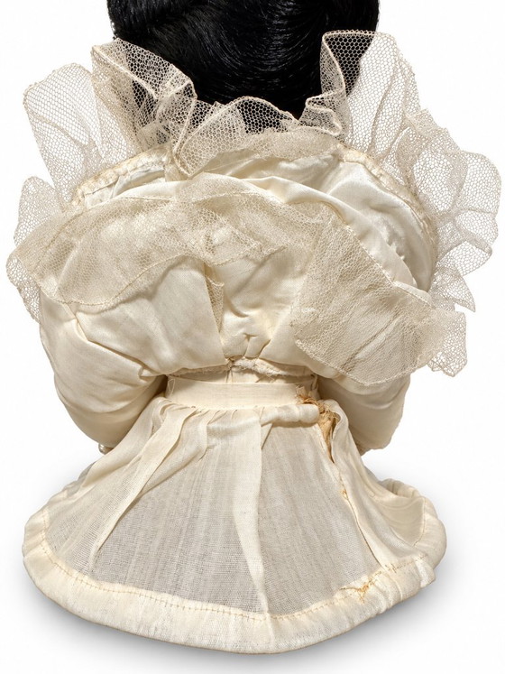 Bambola anni '50, AVA Amelia Alberani Vecchiotti, Oggetti decorativi, Tessile, Nero, Vintage (foto 9 di 9)