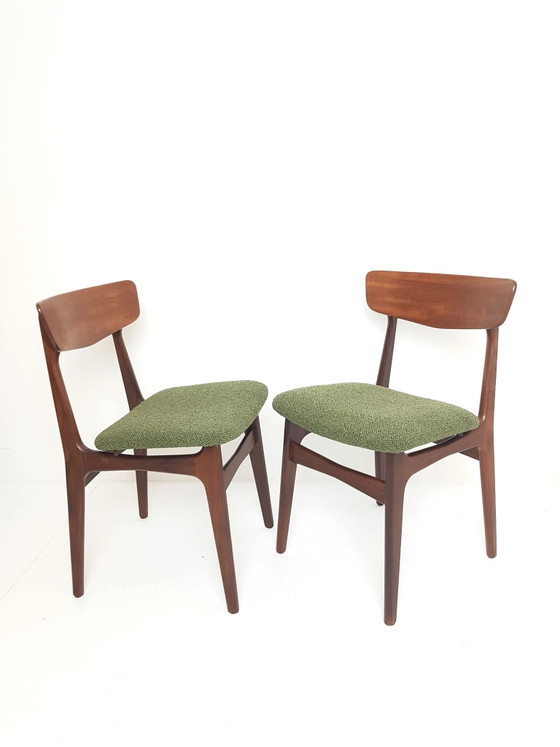 2 sedie da pranzo vintage in teak Schiønning & Elgaard – Legno, Poliestere (photo 3 of 12)