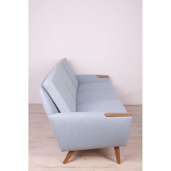 Image 1 of Mid Century Deense bank en fauteuil, jaren 1960