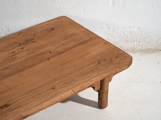Antieke lage tafel van grenenhout – China, circa 1930 – Salontafels (photo 11 of 40)