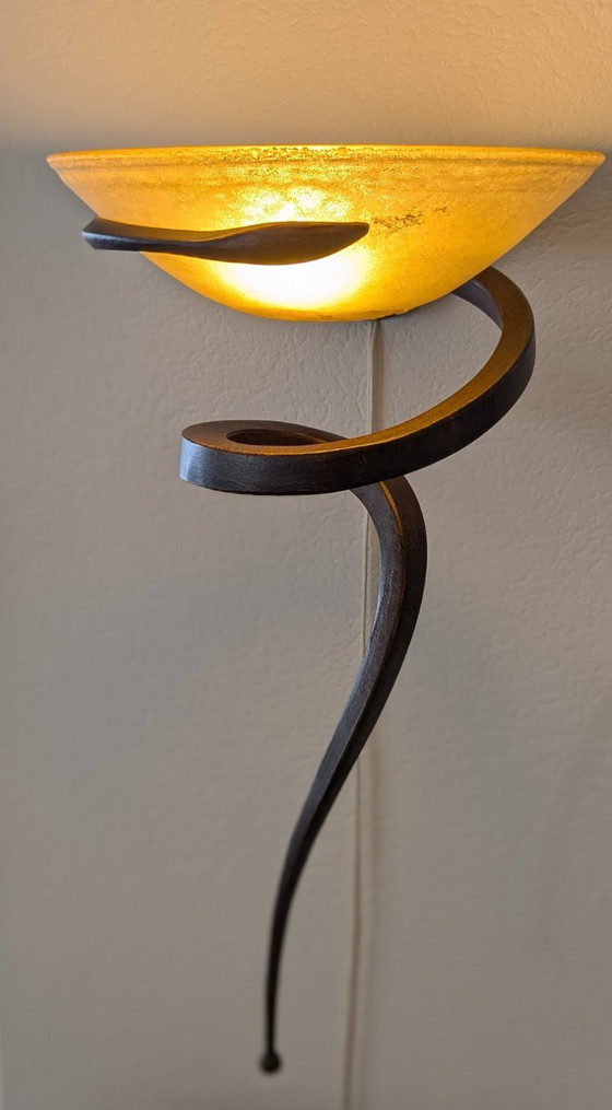 Image 1 of Sfeervolle Uplighter voor muurbevestiging, type TEO van Enzo Ciampalini (2e van set van 2)