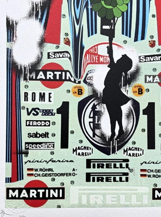 Image 1 of Death Nyc - Ragazza con palloncino verde di Murakami e Martini - Edizione limitata con certificato