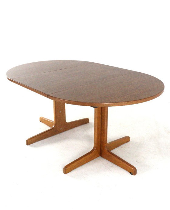 Image 1 of Thonet round 2x extendable dining table vintage table