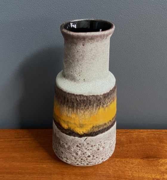 Image 1 of Oval U-keramik vase (uberlacker) model 14321, WGP 1960s