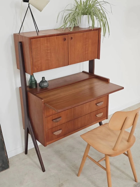 Toeletta/Scrivania di Poul Volther per Orum, Samcom Denmark – Tolette, Wood, Scandinavian (photo 19 of 22)