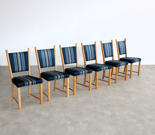 6x sedie da pranzo danesi brutaliste