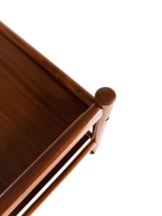 Image 1 of Vintage Danish teak trolley '60