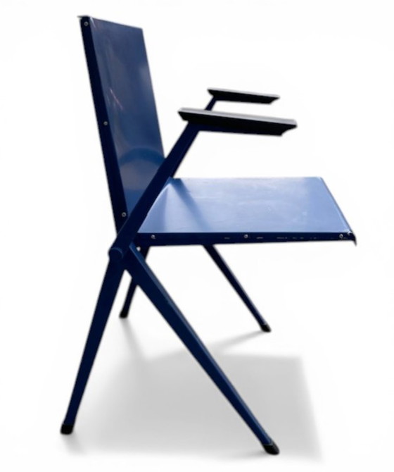 Image 1 of Gispen Mondial blu con braccioli