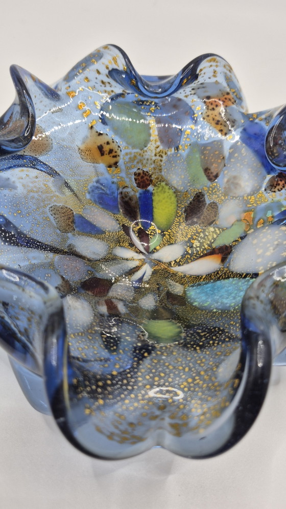 Vintage Murano "Tutti Frutti" Bowl – 1950s/60s – Gold Leaf – Decorative Objects, Glass (photo 14 of 14)