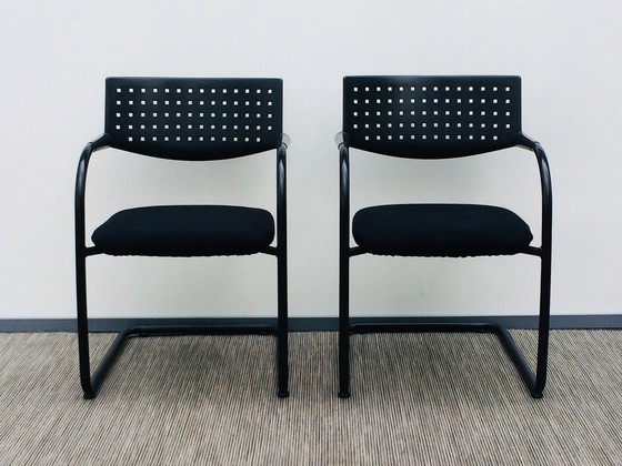 Image 1 of 6 Antonio Citterio / Vitra Stoelen # Vintage 90S # Armstoelen