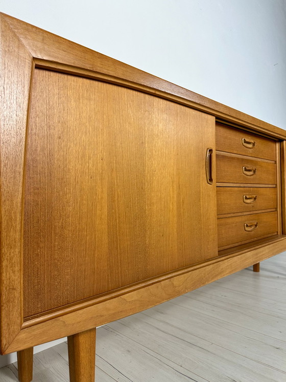 Image 1 of 1960s Vintage Minimalistic Teak Sideboard by Bartels