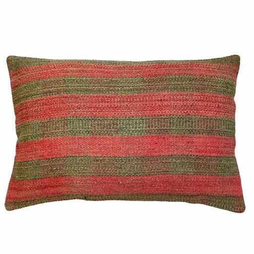 Funda de cojín Kilim turco vintage, 40 x 60 cm