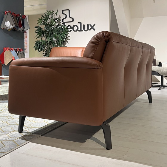Image 1 of LEOLUX - BORA BALANZA 3-SEATER SOFA IN LEATHER