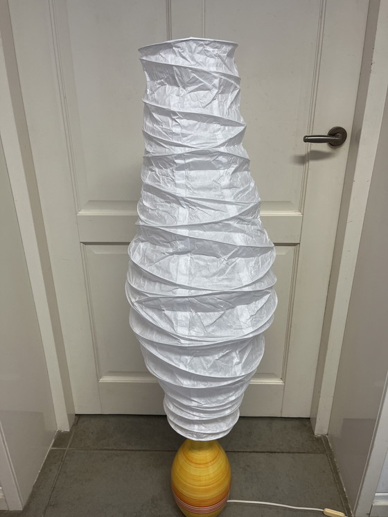 Image 1 of Lampada da terra alta in ceramica koralcoa della metà del secolo scorso