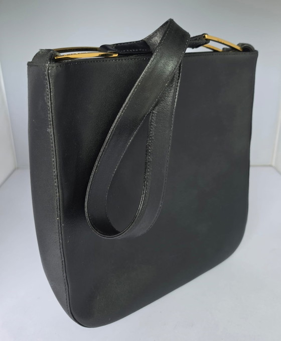 Borsa a tracolla Givenchy Vintage con logo G in pelle | Nera | Made in Italy | Set completo – Borse a spalla (photo 7 of 15)