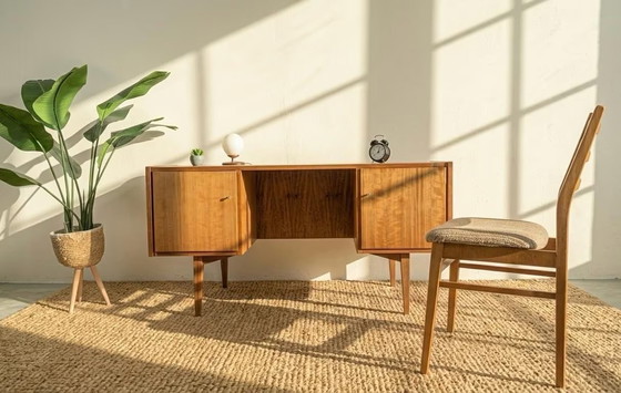 Image 1 of Desk, table, secretary, cabinet, vintage mid-century 60s retro