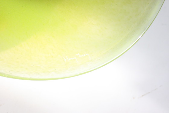 Image 1 of Ciotola verde in vetro Henry Dean