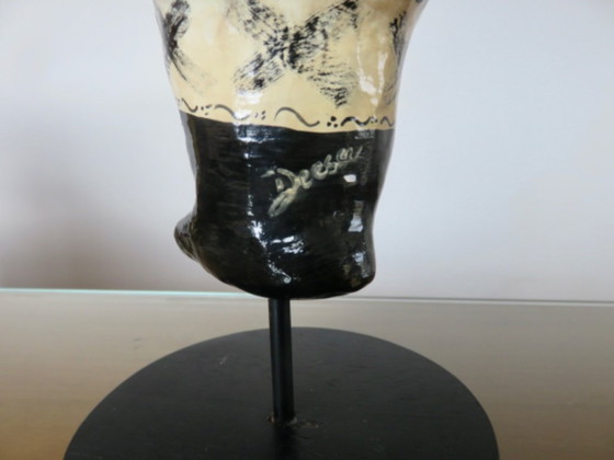 Image 1 of Sculpture "GODDESS" in papier-mâché, in the style of Niki de Saint Phalle, 1990