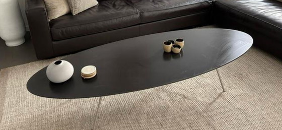 Image 1 of Metaform Ovale Salontafel Keramiek Donkergrijs