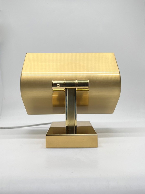 Vintage Postmodern Wall Light 1980s – Gold – Dimmable – 180° Rotatable – Metal (photo 4 of 22)