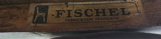 Set van 4 vintage Fischel bistrostolen uit de jaren 70. – Eetkamerstoelen, Wood (photo 6 of 10)