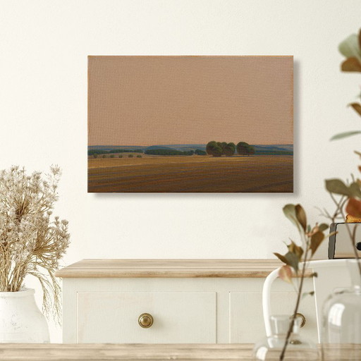 Tree Group II, unique piece, painting, hand-painted individual work, 30 x 20 cm, acrylic paint on canvas