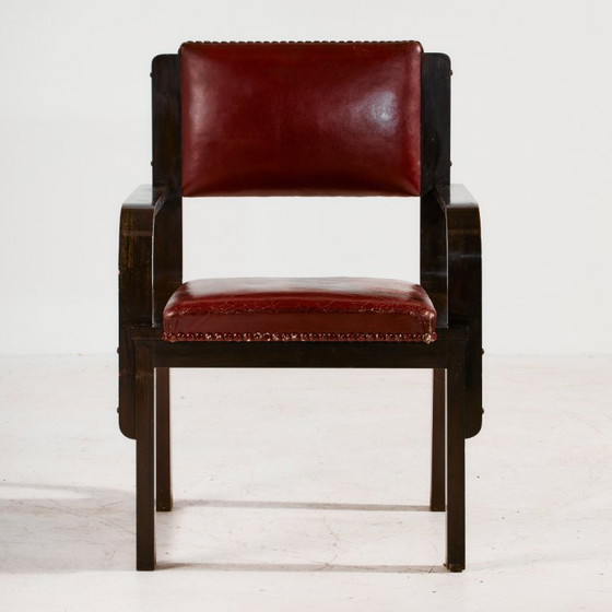 Image 1 of MK10478 Escritorio y sillón Art Déco, Juego de 2