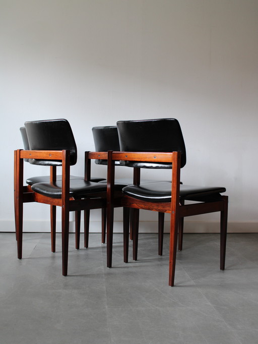 Chaises de salle à manger vintage hollandaises de TopForm