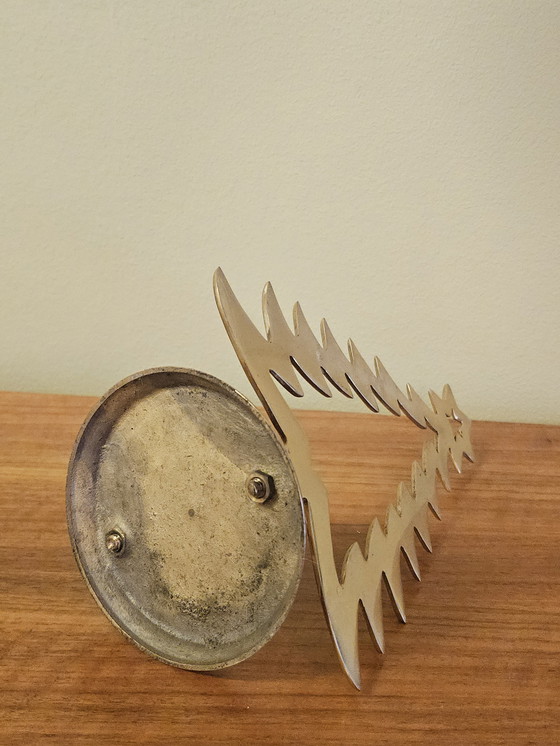 Image 1 of Portacandele ad albero di Natale vintage in ottone