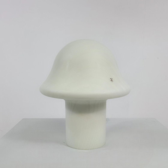 Image 1 of Peill & Putzler mushroom lamps 70s glass zebra