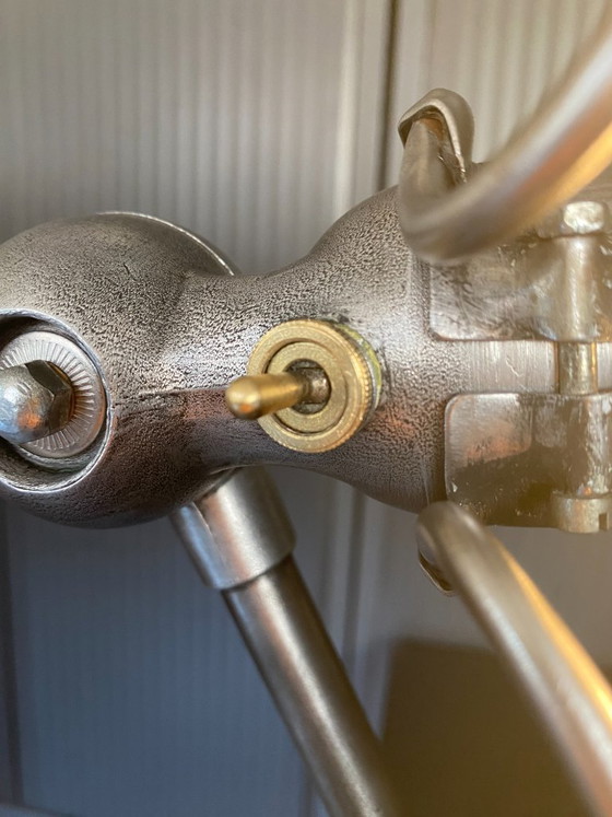 Image 1 of Jieldé 1-Arm Lamp with Graphite Patina, Industrial Vintage