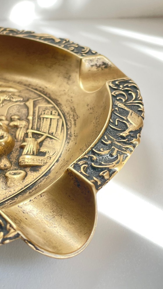 Image 1 of Posacenere vintage in ottone massiccio