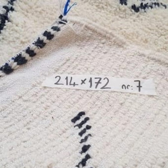 Image 1 of Handgeknoopt Berber tapijt wol 214x172cm