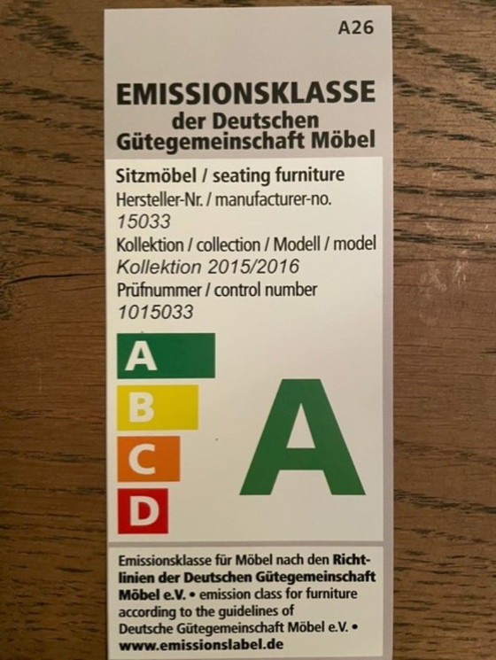 Image 1 of Fauteuil inclinable, modèle Musterring, cuir rouge, très bon état