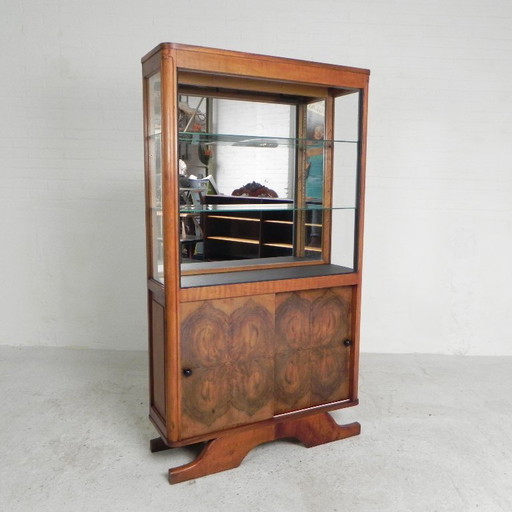Art Deco display case, beverage cabinet, 1930s