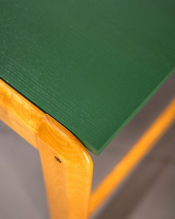 Image 1 of Scandinavische uitschuifbare eettafel van eikenhout