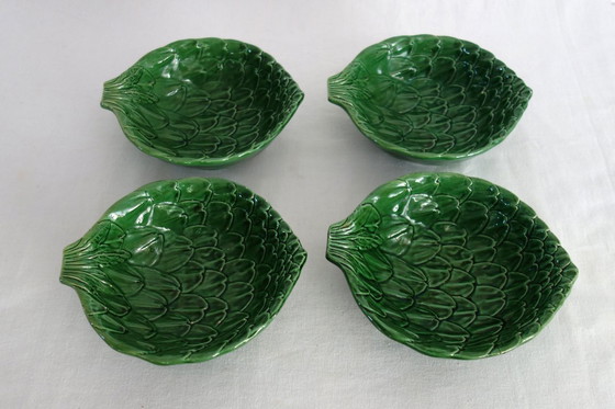 Image 1 of 4 ciotole vintage per carciofi in terracotta