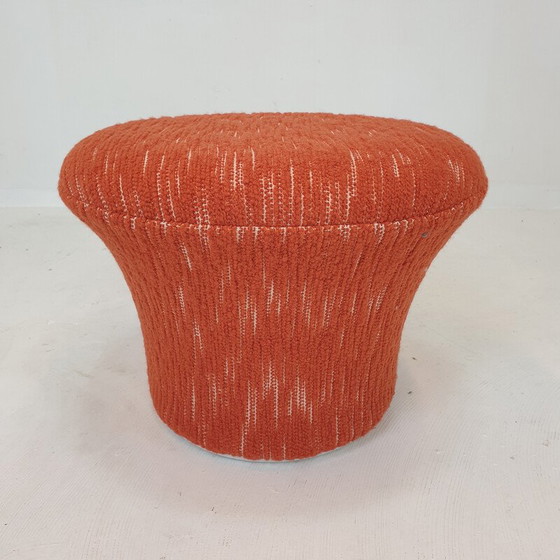 Image 1 of Vintage paddenstoel fauteuil en voetenbank van Pierre Paulin voor Artifort, jaren 1960