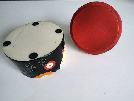 Ceramic dog on jewelry/trinket box, 80s, Decorative Objects, Black (photo 10 of 13)